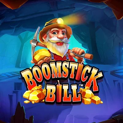 Boomstick Bill online game logo by High Limit Studio on lizaroapp.com
