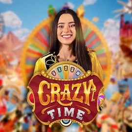 Crazy Time logo by Evolution Lizaro Casino
