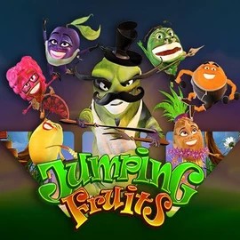 Jumping Fruits logo by Wazdan at Lizaro Casino