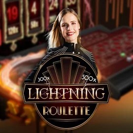 Lightning Roulette slot icon by Evolution, available at Lizaro Casino
