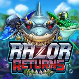 Razor Returns by Push Gaming, showcased at lizaroapp.com – game logo