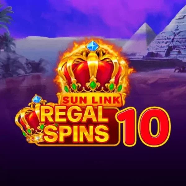 Regal Spins 10 by PatePlay, showcased at lizaroapp.com – game logo