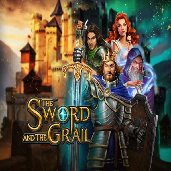 The Sword and the Grail logo – Slots by Play'n GO at Lizaro Casino