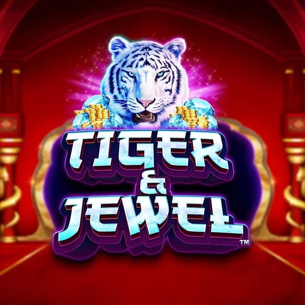 Tiger and Jewel slot visual from Greentube available on lizaroapp.com