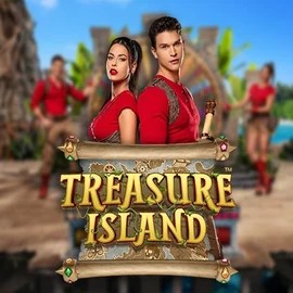Treasure Island slot logo by Pragmatic Play at Lizaro Casino